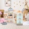 Wooden Corner Dollhouse Playset with 41 Pieces Accessories for Kids 3+ Years Old - 34" x 12.5" x 37" (L x W x H)